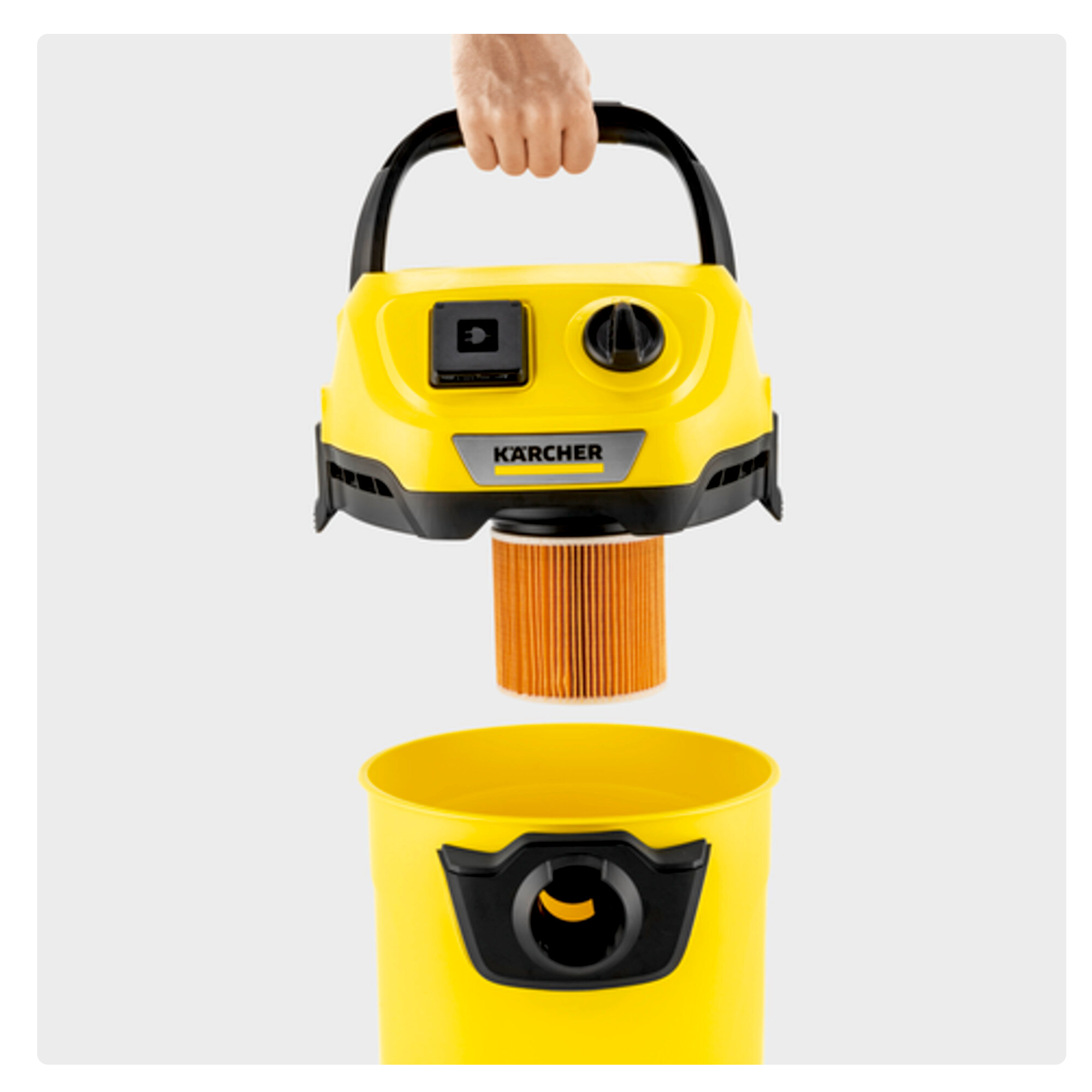 Filtr kartridżowy w Karcher WD 3